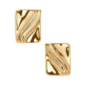 Lili Claspe Adva Clip On Earrings in Gold New Womens Jewelry